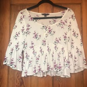American Eagle Outfitters floral blouse